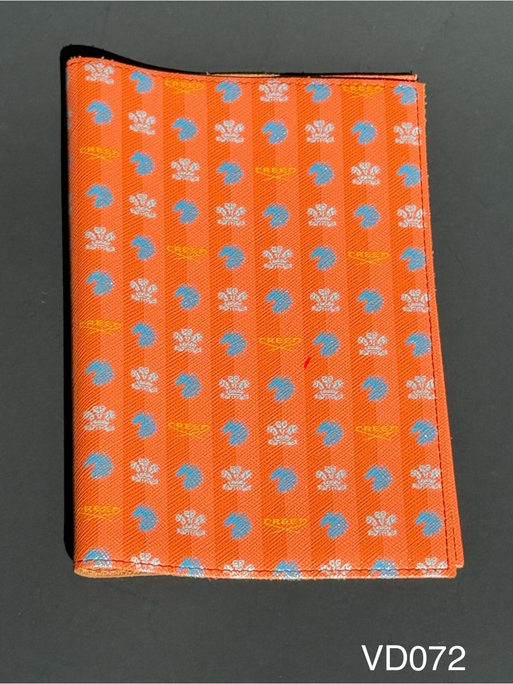 Creed 1760 Orange Logo Notebook Agenda Cover NWOT